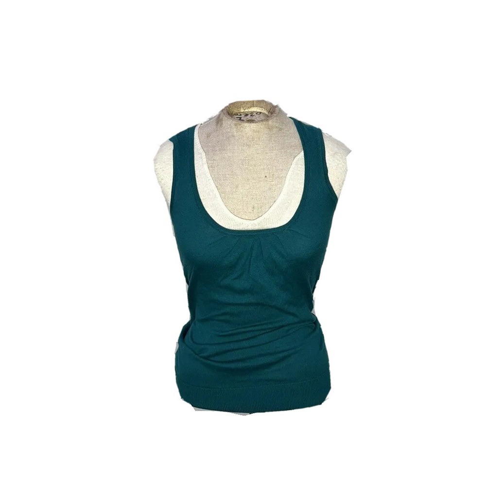 Ann Taylor Est.1954 | Size Small / S | Ocean Blue | Wide Strap Low Neck Tank Top
